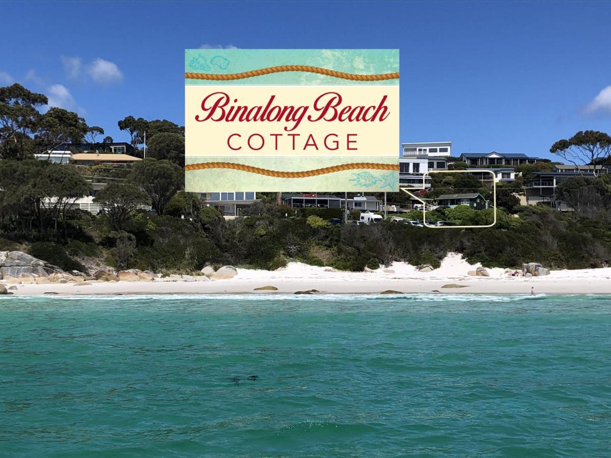 Binalong Beach Cottage Beachfront At Bay Of Fires Next To Restaurant Binalong Bay Eksteriør billede
